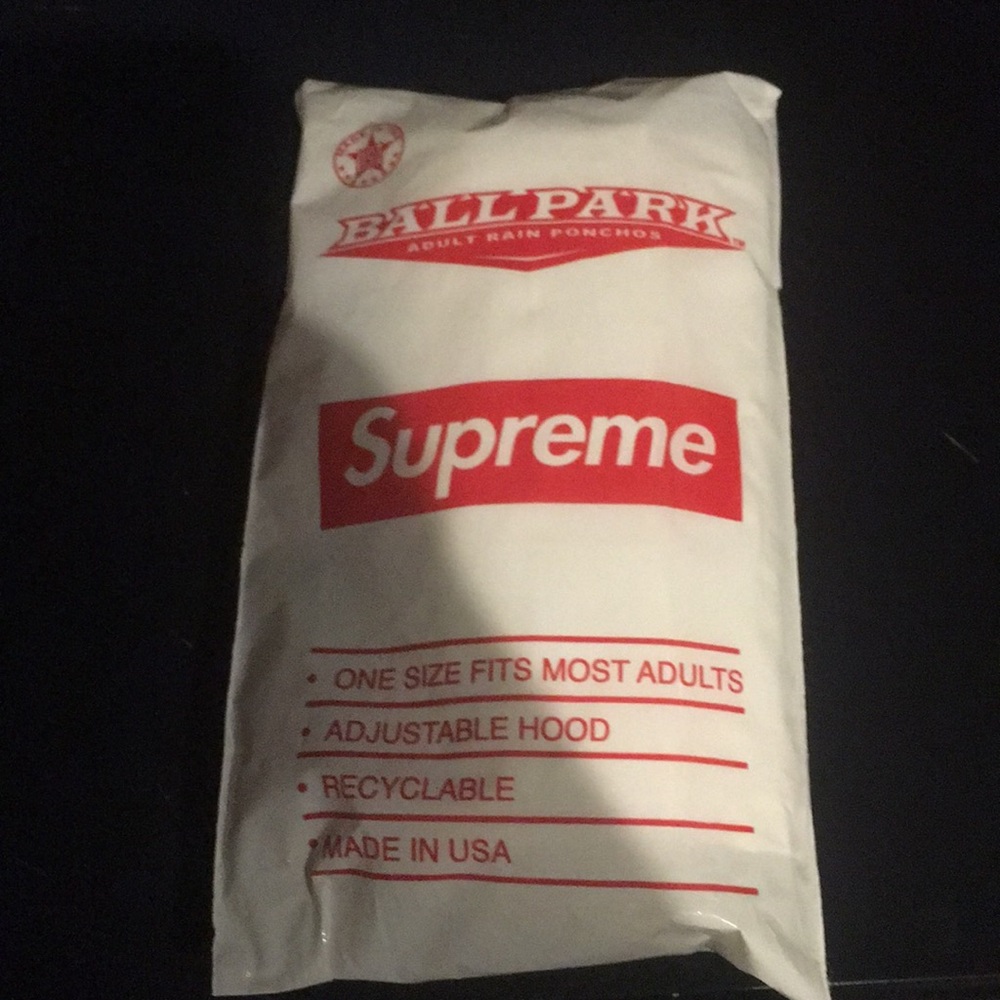 Supreme ball park poncho